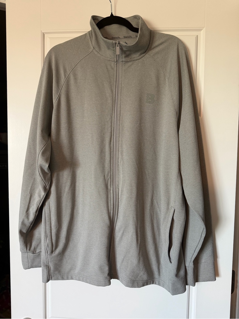 Bench Men's Full-Zip Jacket - Light Gray